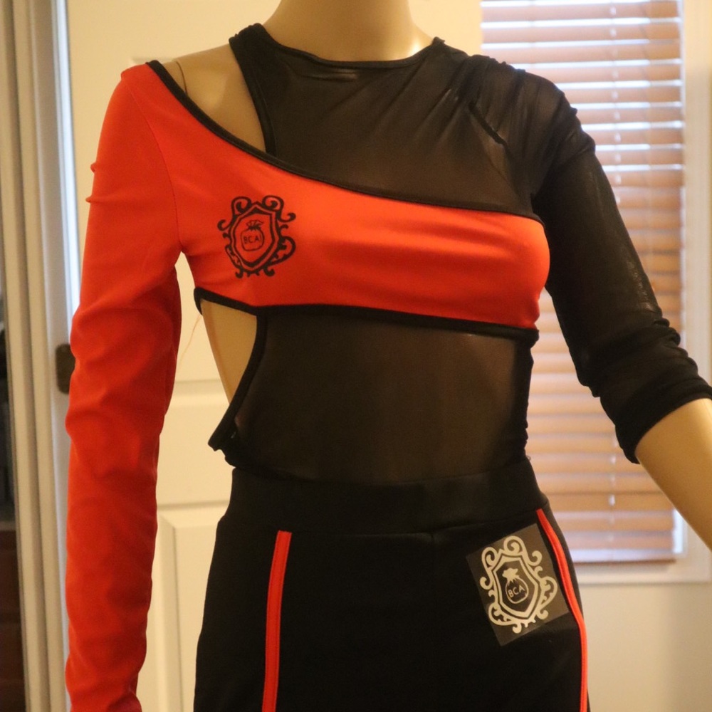 2pc bodysuit track set